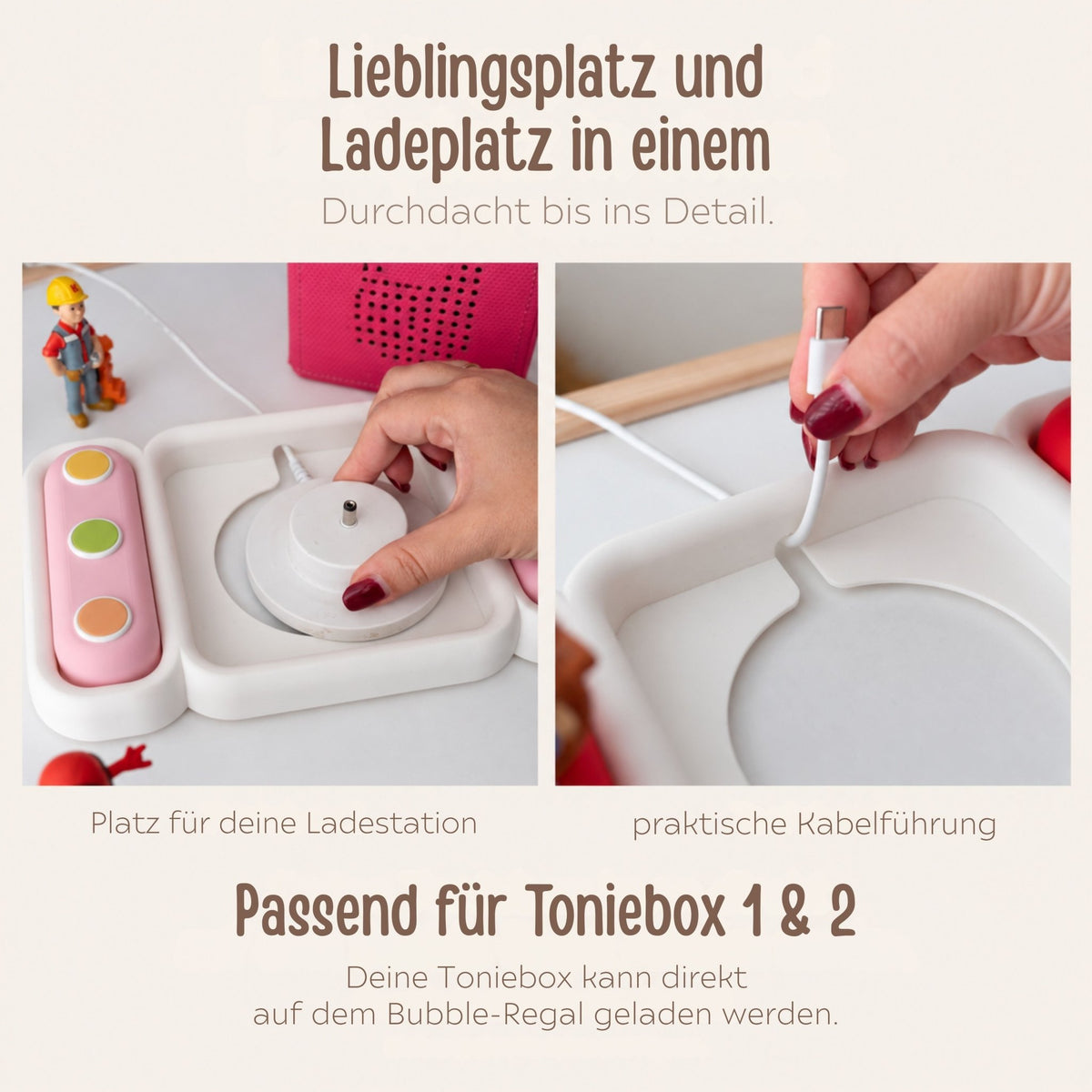 Toniebox Regal - modulares Bubble-Regal - wunderwunsch