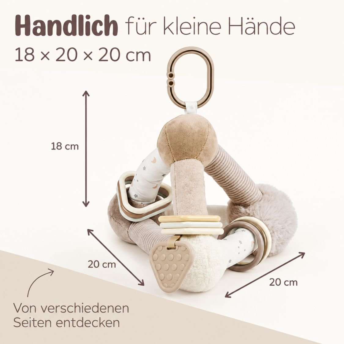 NATTOU Weiche Activity Pyramide personalisiert - wunderwunsch