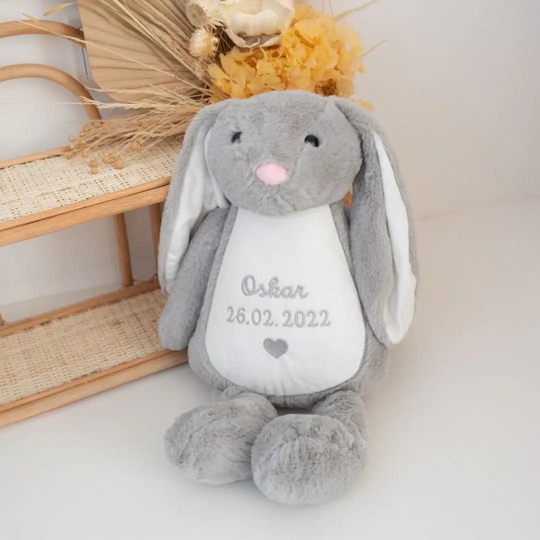 Personalisiertes Kuscheltier mit Namens-Stickerei - wunderwunsch