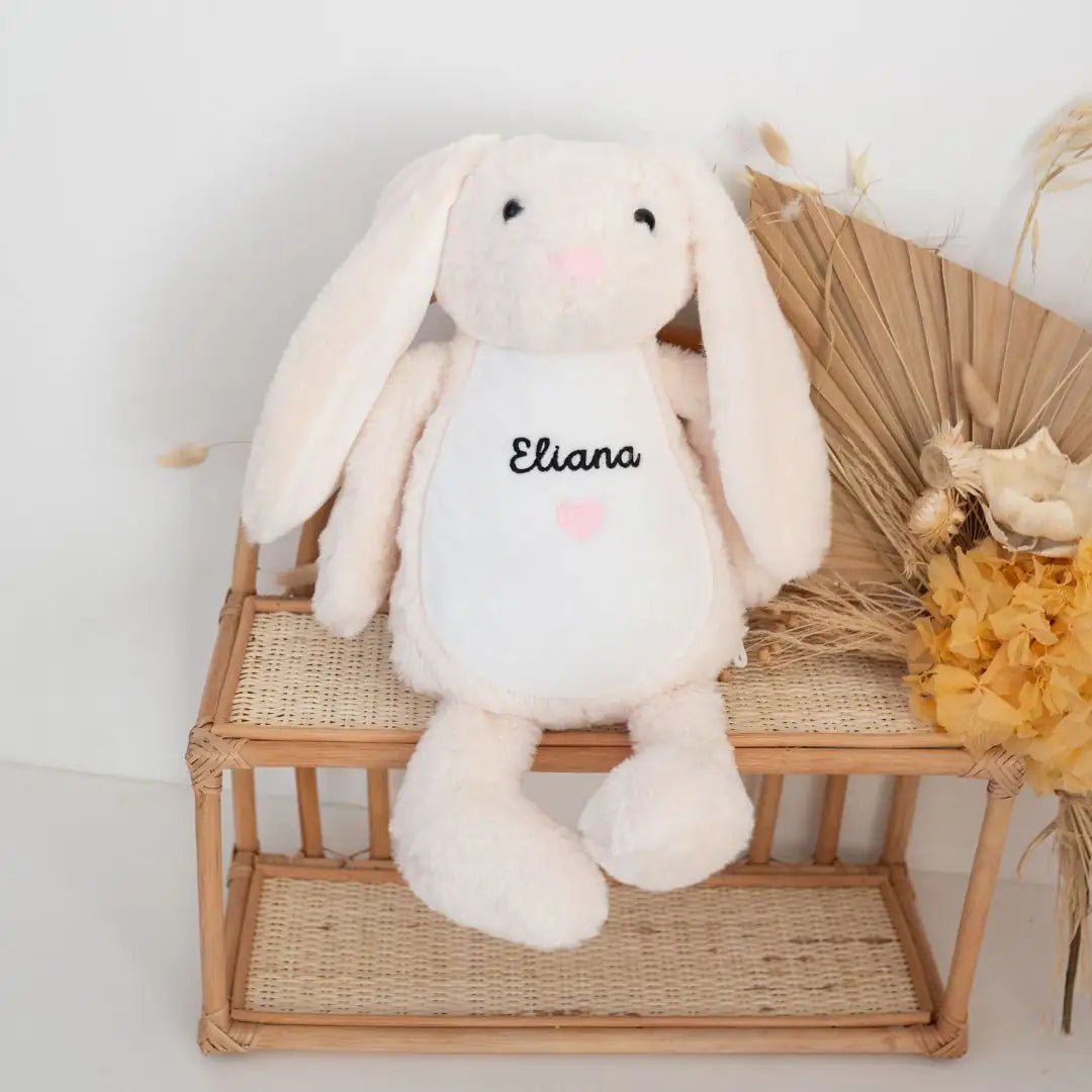 Personalisiertes Kuscheltier mit Namens-Stickerei - wunderwunsch