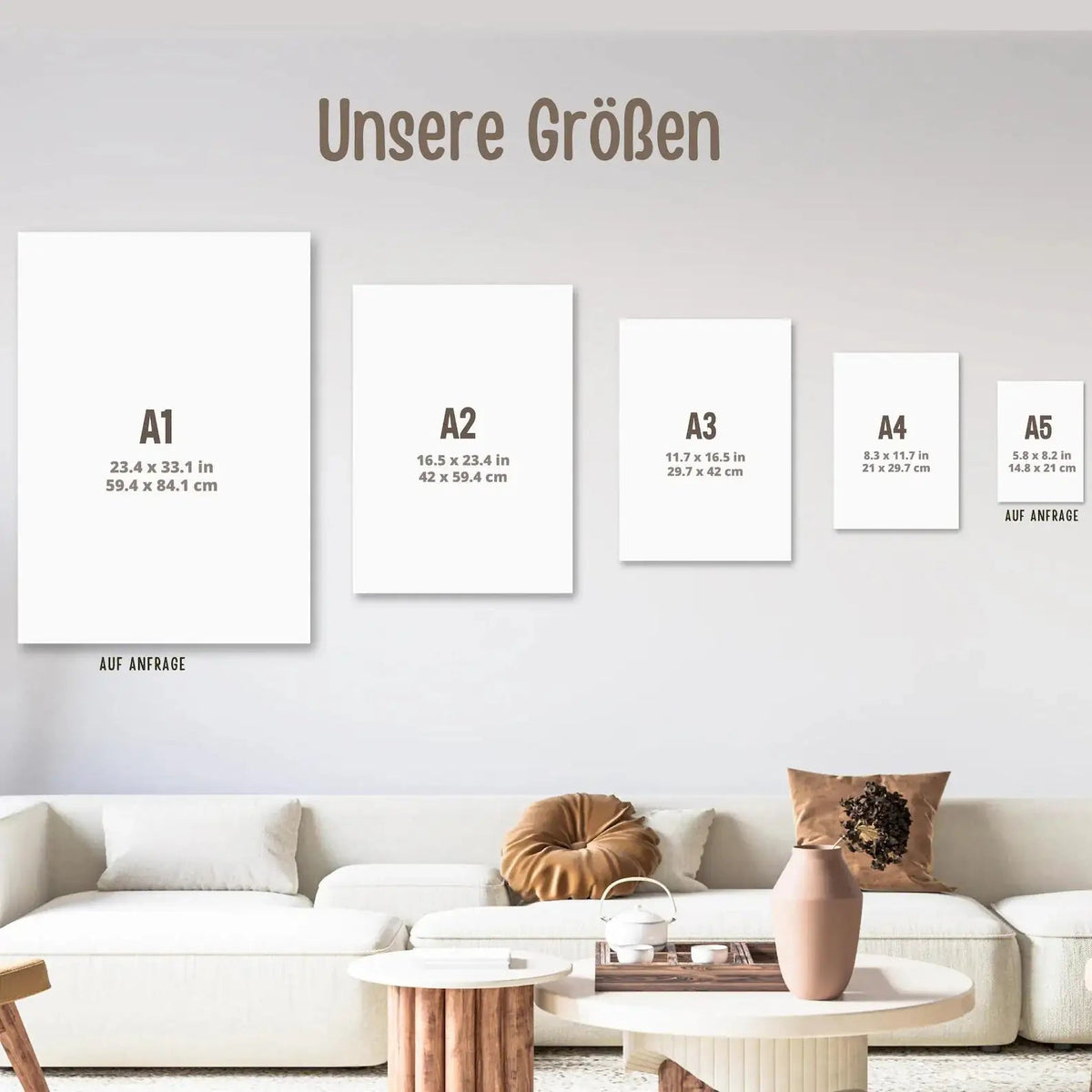 Poster - Tier Aquarell - wunderwunsch