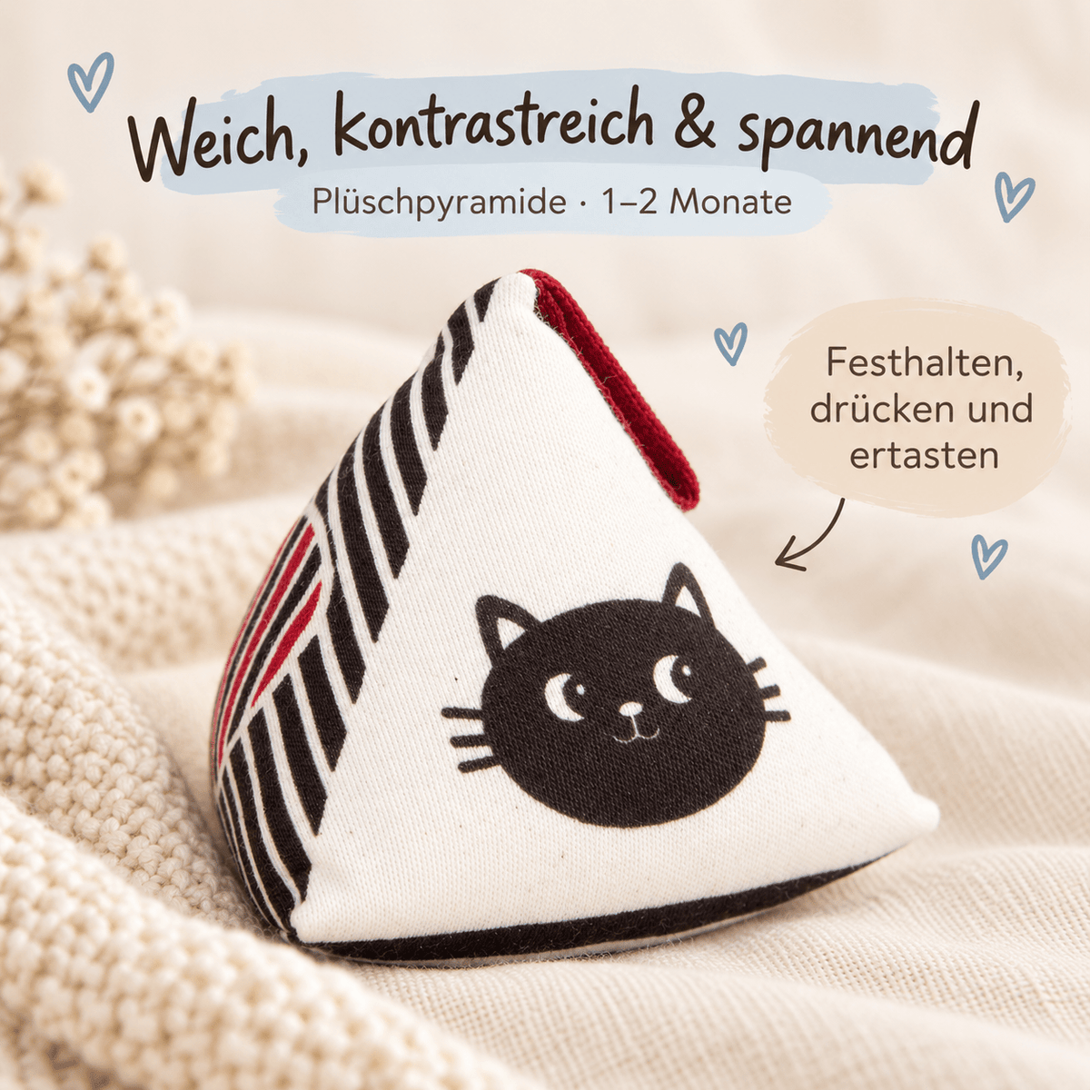 SMALL FOOT Baby-Box - 0 - 3 Monate „Wahrnehmen & Ankommen“ - wunderwunsch