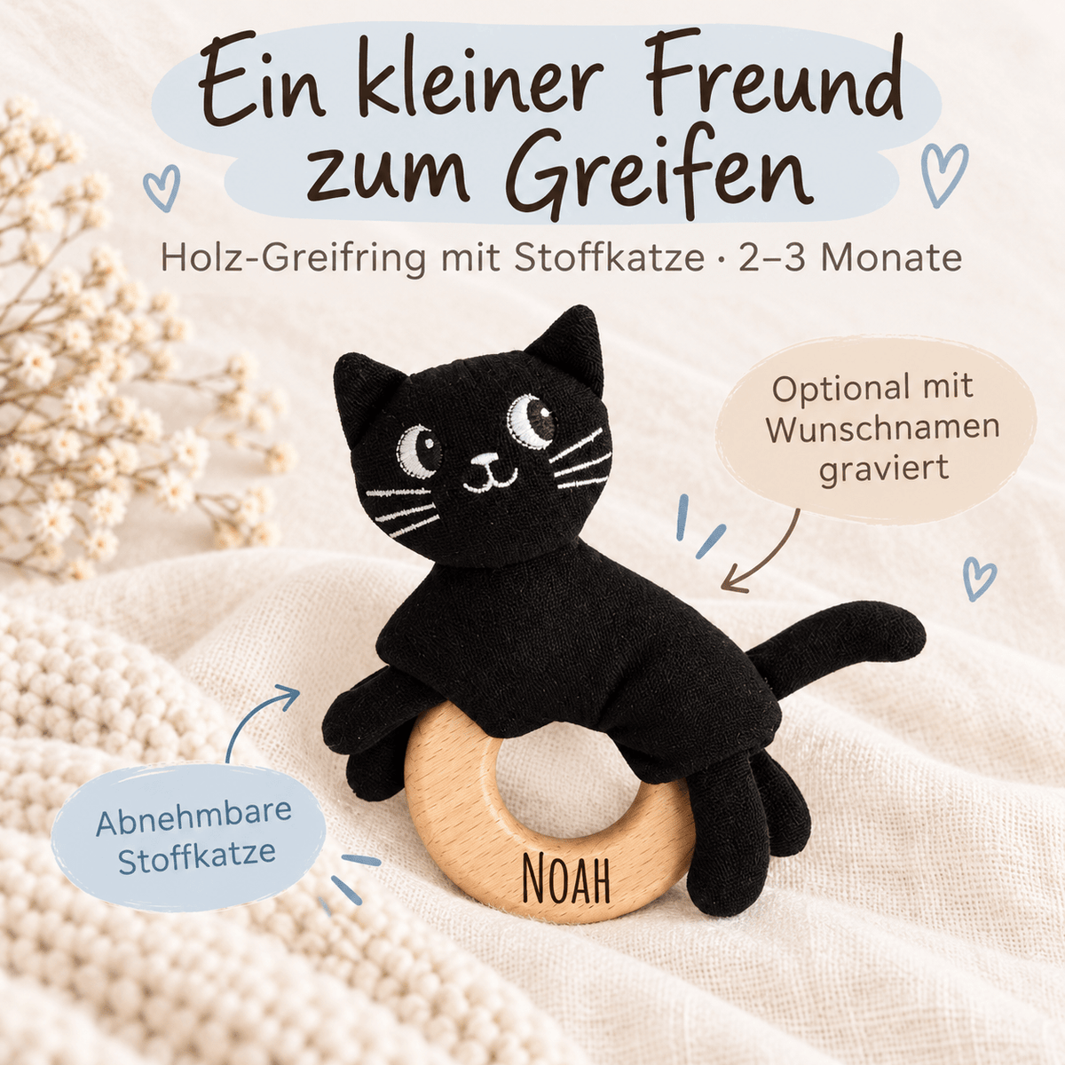 SMALL FOOT Baby-Box - 0 - 3 Monate „Wahrnehmen & Ankommen“ - wunderwunsch