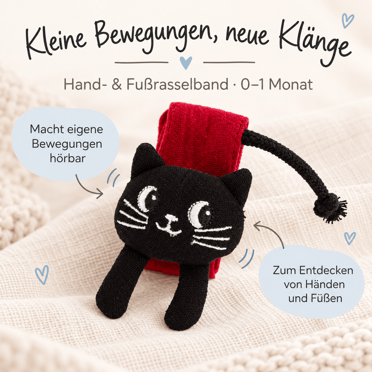SMALL FOOT Baby-Box - 0 - 3 Monate „Wahrnehmen & Ankommen“ - wunderwunsch