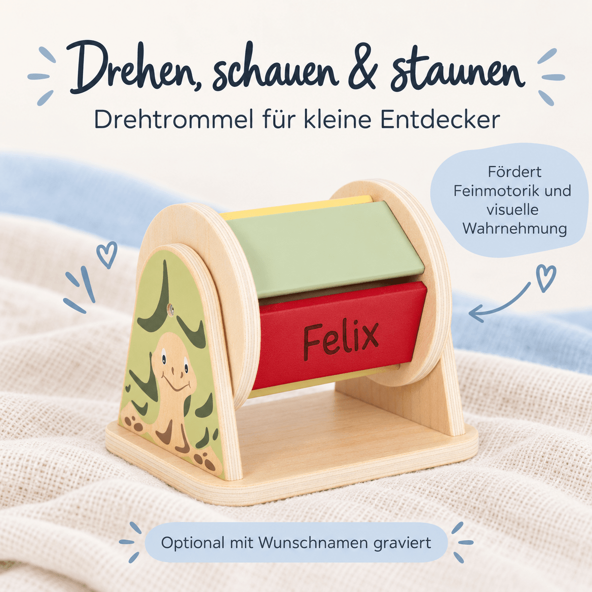 SMALL FOOT Baby-Box - 7 - 9 Monate „Probieren & Verstehen“ - wunderwunsch