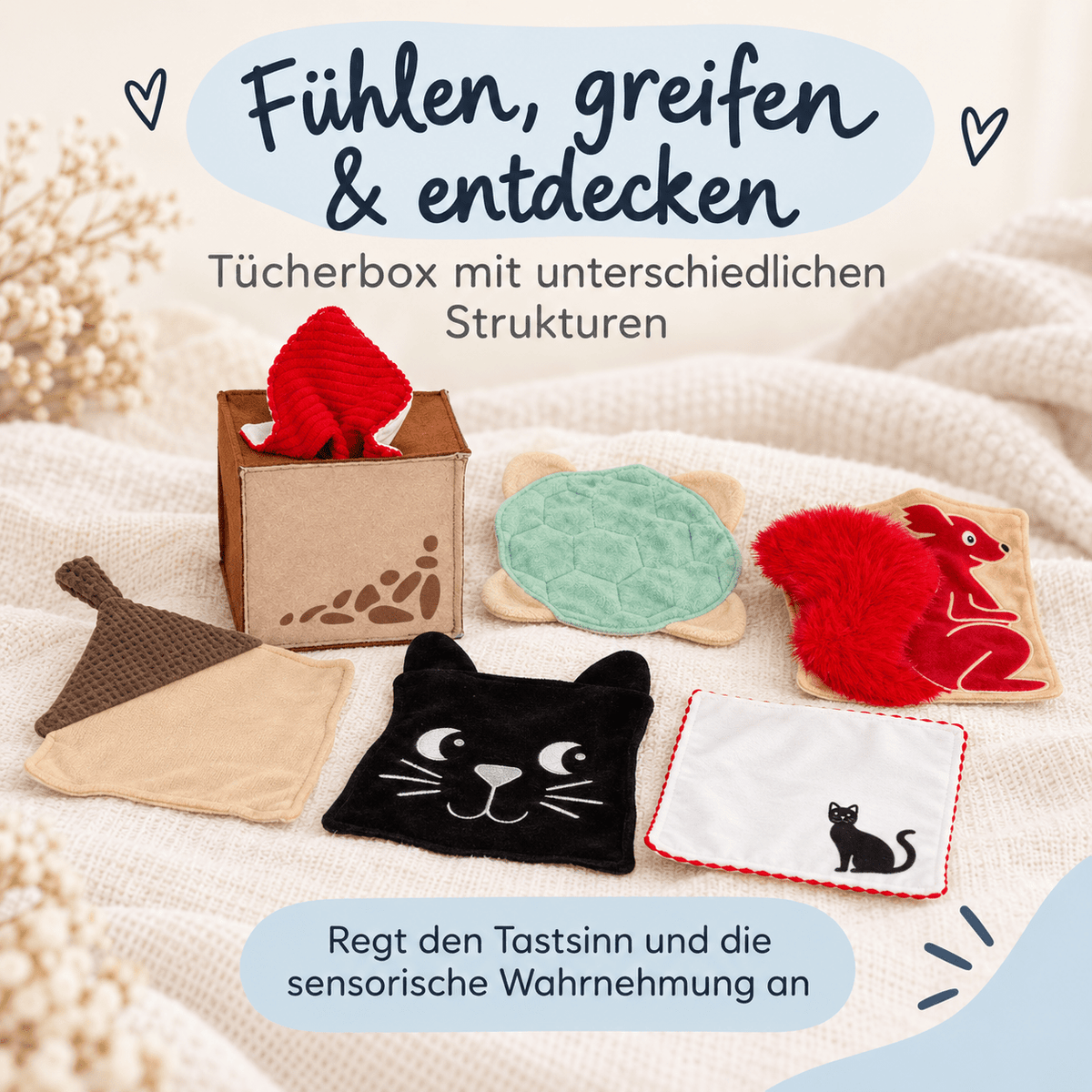 SMALL FOOT Baby-Box - 7 - 9 Monate „Probieren & Verstehen“ - wunderwunsch