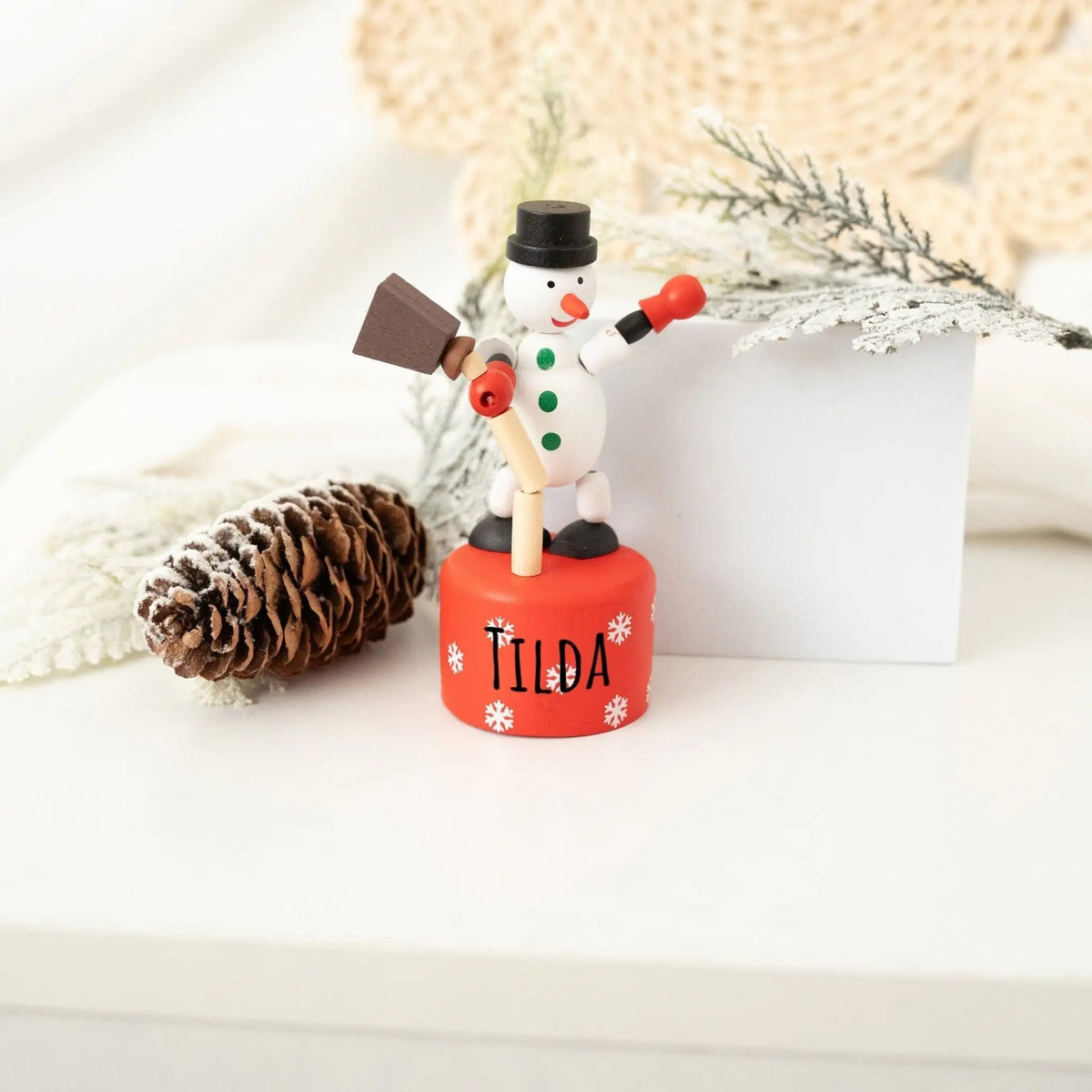 SMALL FOOT Drückerfiguren - Weihnachten - wunderwunsch