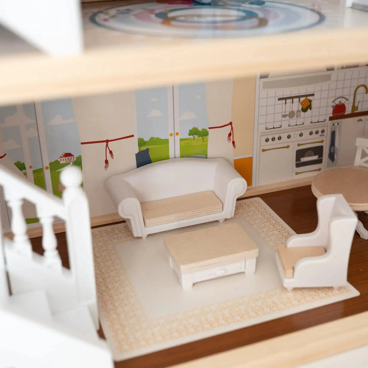 SMALL FOOT Puppenhaus Stadtvilla personalisiert - wunderwunsch