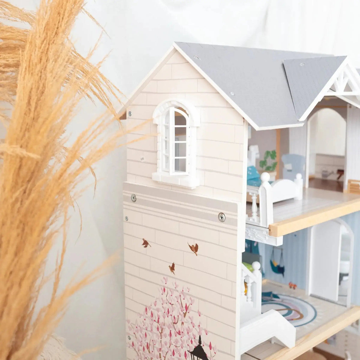 SMALL FOOT Puppenhaus Stadtvilla personalisiert - wunderwunsch