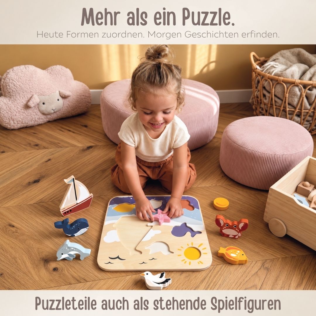 SPEEDY MONKEY XL Puzzle personalisiert - wunderwunsch