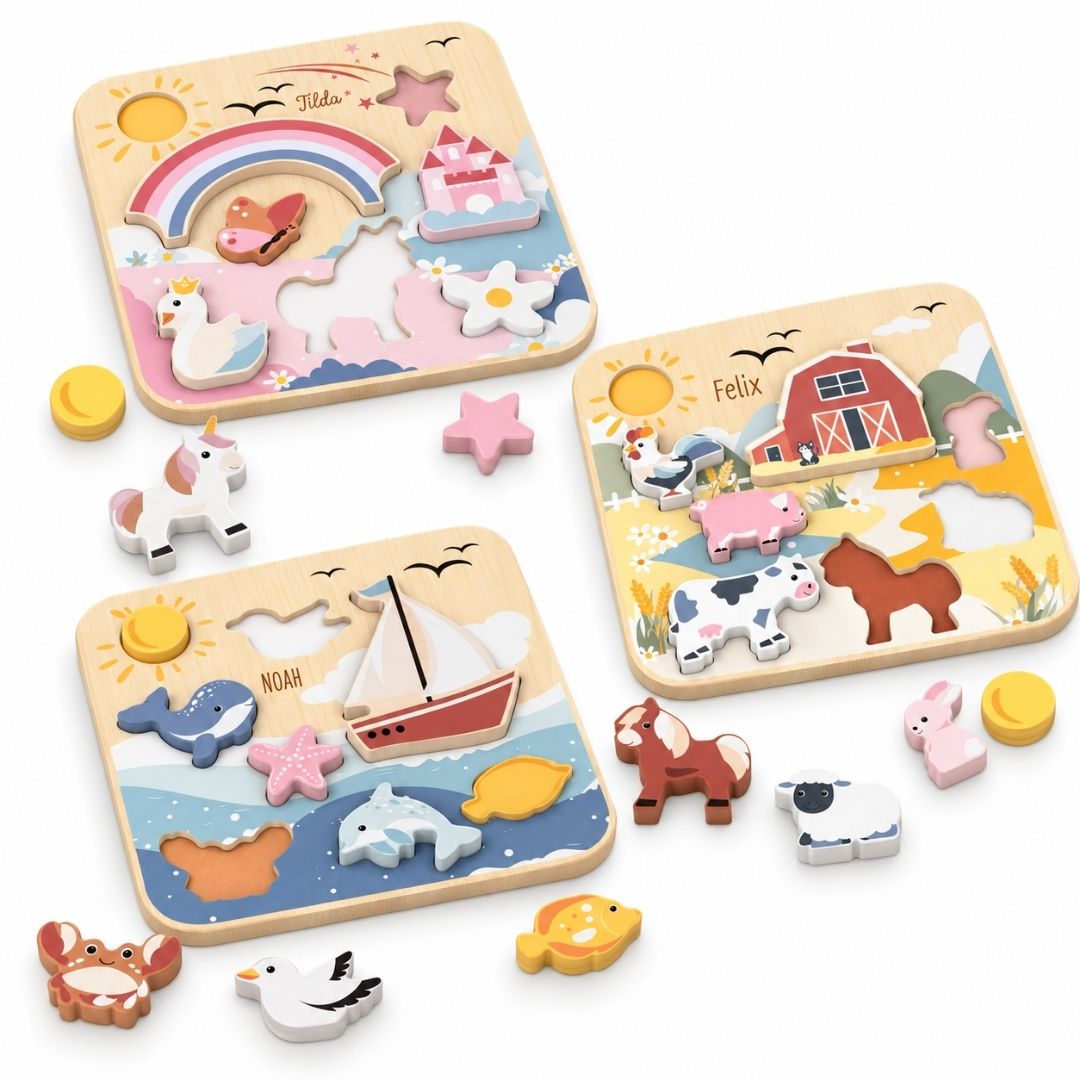 SPEEDY MONKEY XL Puzzle personalisiert - wunderwunsch