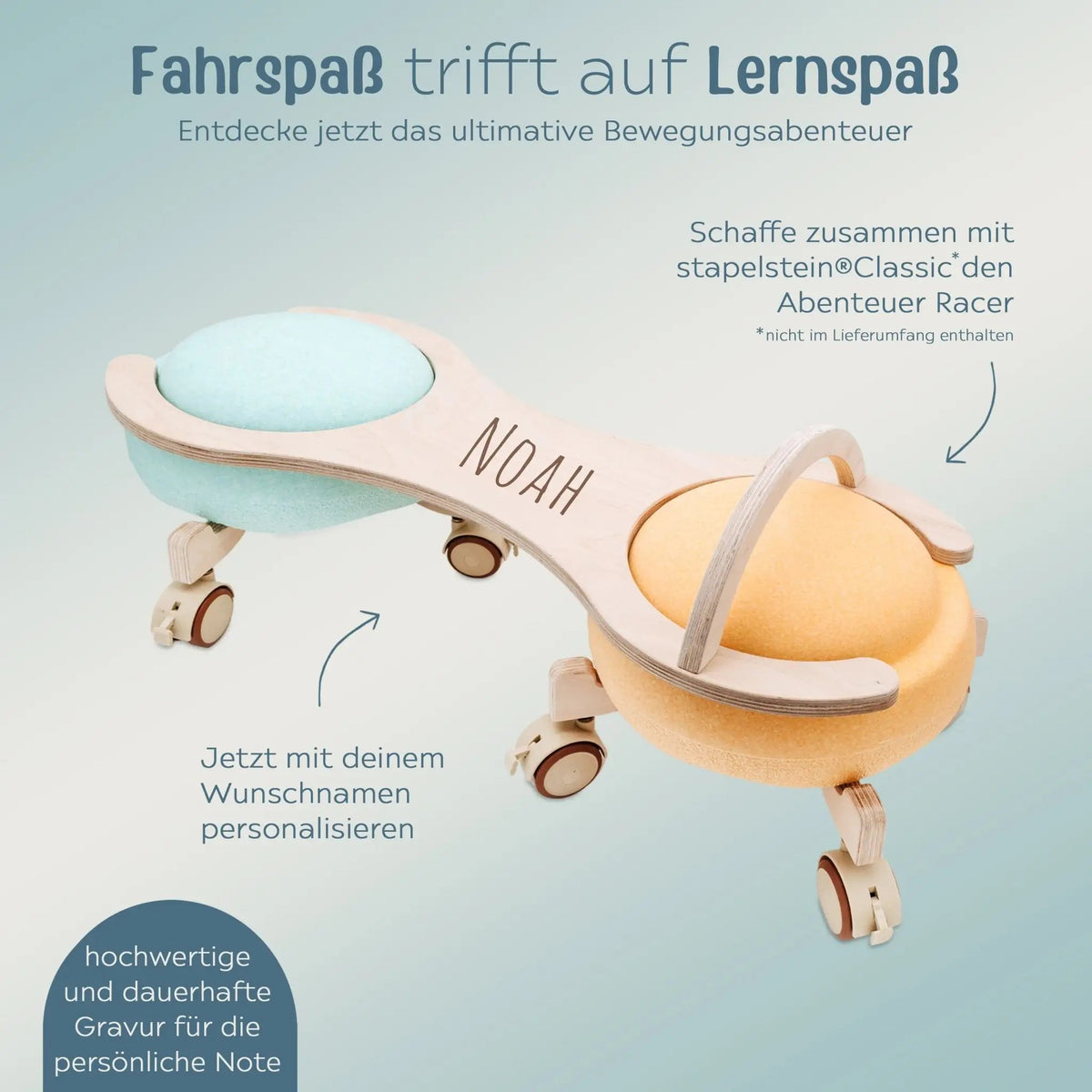 STAPELWELT Abenteuer Racer für stapelstein® - wunderwunsch