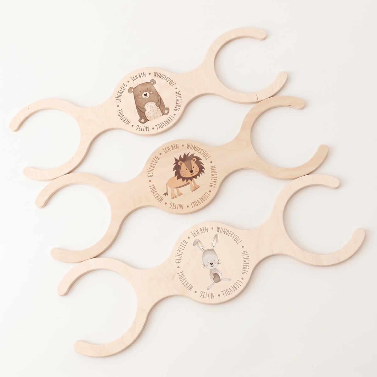 STAPELWELT Abenteuerbrücke "Sonne" aus Holz - Affirmationen - wunderwunsch