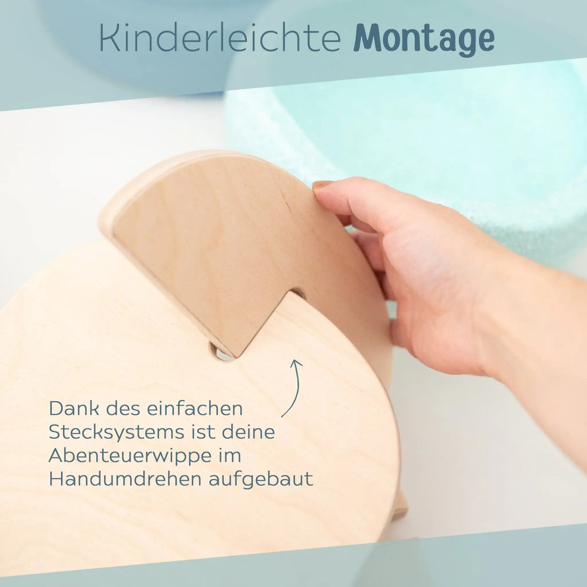 STAPELWELT Abenteuerwippe aus Holz - wunderwunsch