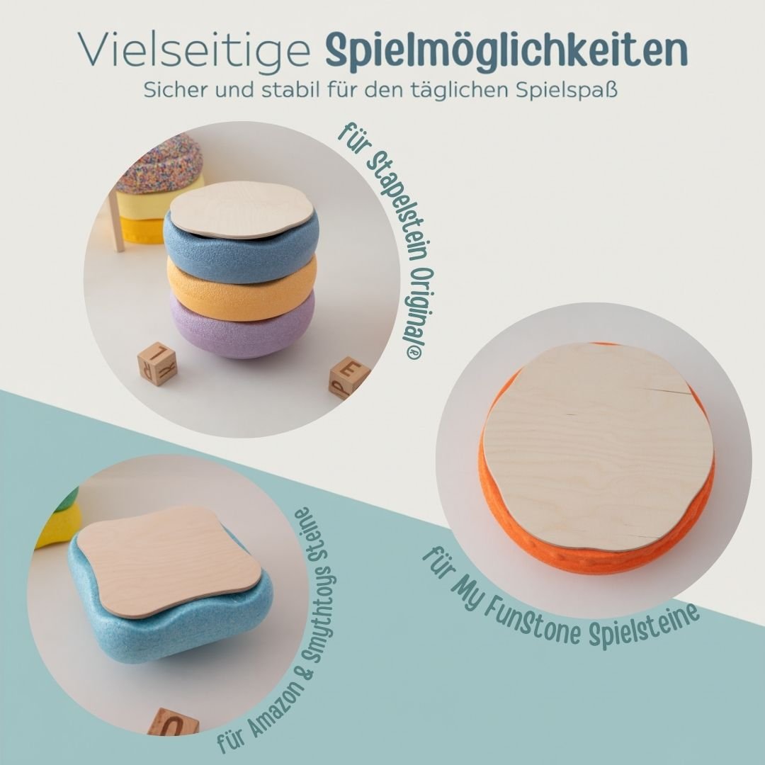 STAPELWELT Koordinations-Abenteuerdeckel für Spielsteine - wunderwunsch