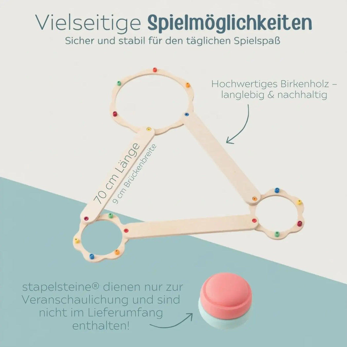 STAPELWELT Modulare Abenteuerbrücken aus Holz - wunderwunsch