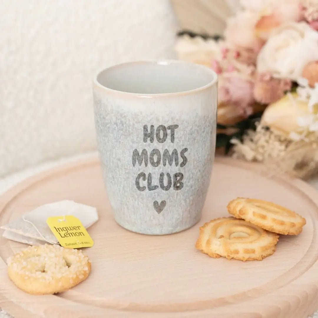 Steingut Becher - Moms Club - wunderwunsch