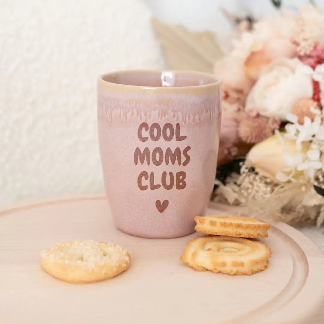Steingut Becher - Moms Club - wunderwunsch