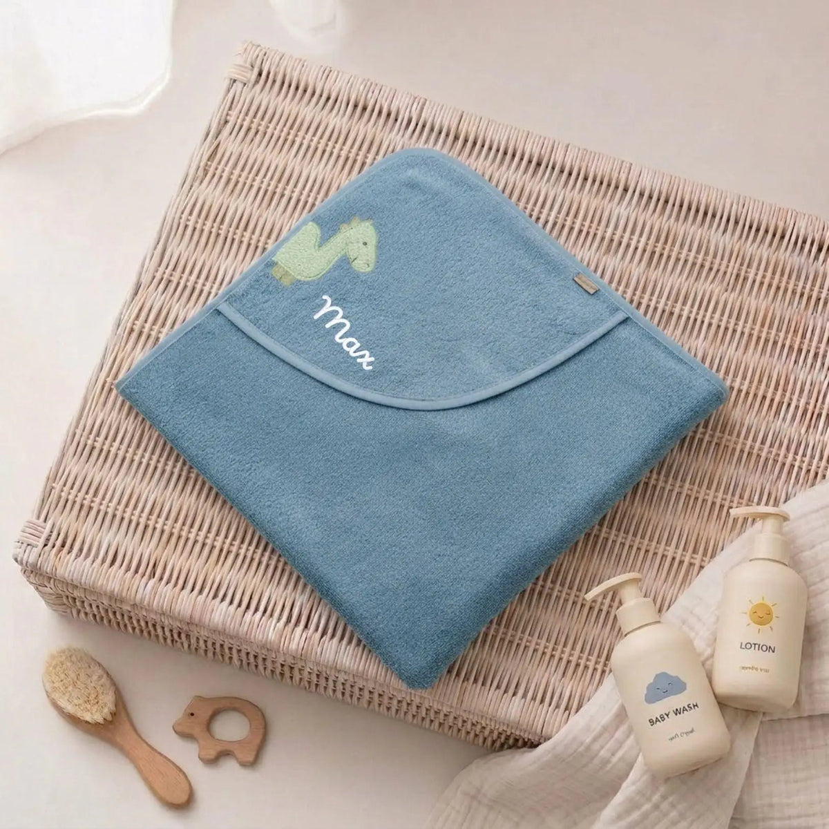 STERNTALER Kapuzenhandtuch Frottee personalisiert - Tier Baby - wunderwunsch