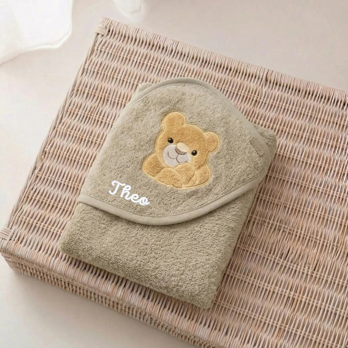 STERNTALER Kapuzenhandtuch Frottee personalisiert - Tier Baby - wunderwunsch