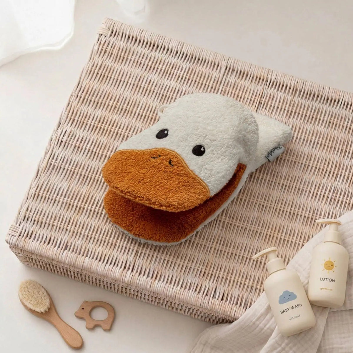 STERNTALER Waschhandschuh Frottee personalisiert - Tiere - wunderwunsch