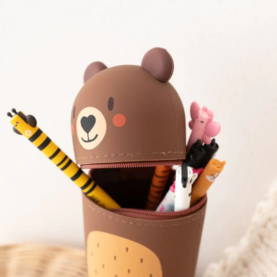 Federmäppchen personalisiert - Bär oder Hase - wunderwunsch