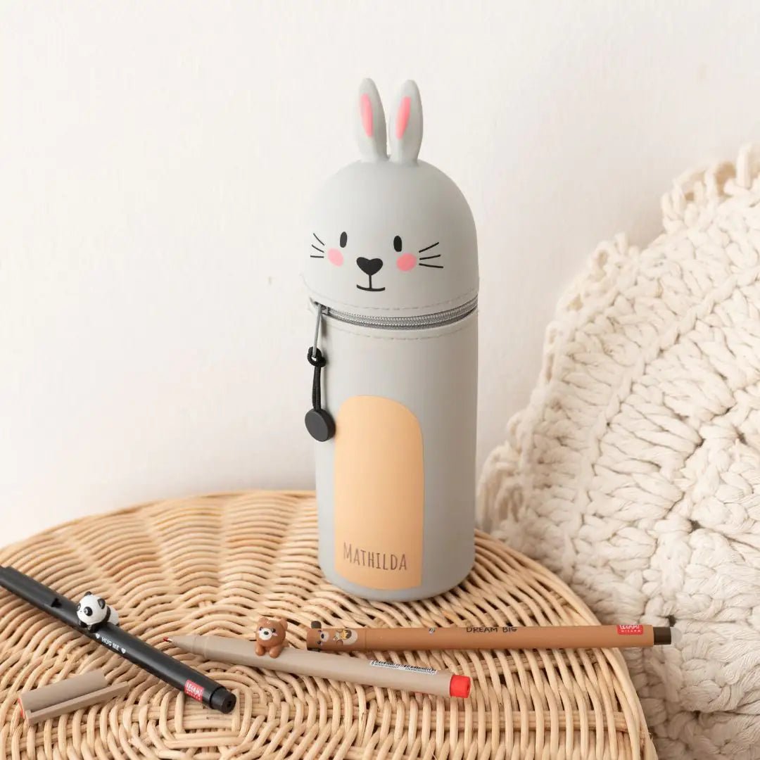 Federmäppchen personalisiert - Bär oder Hase - wunderwunsch
