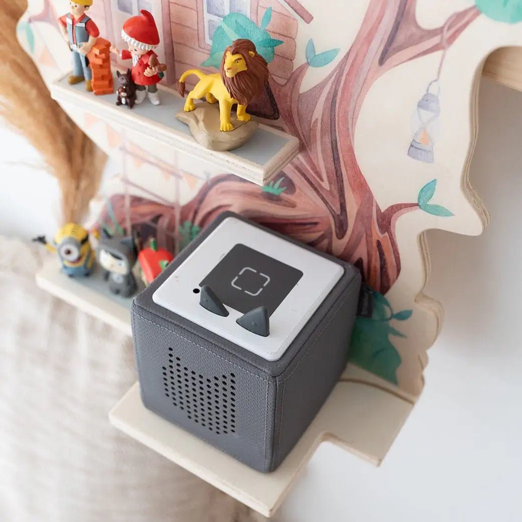 Toniebox Regal Holz - Baumhaus Aquarell - wunderwunsch