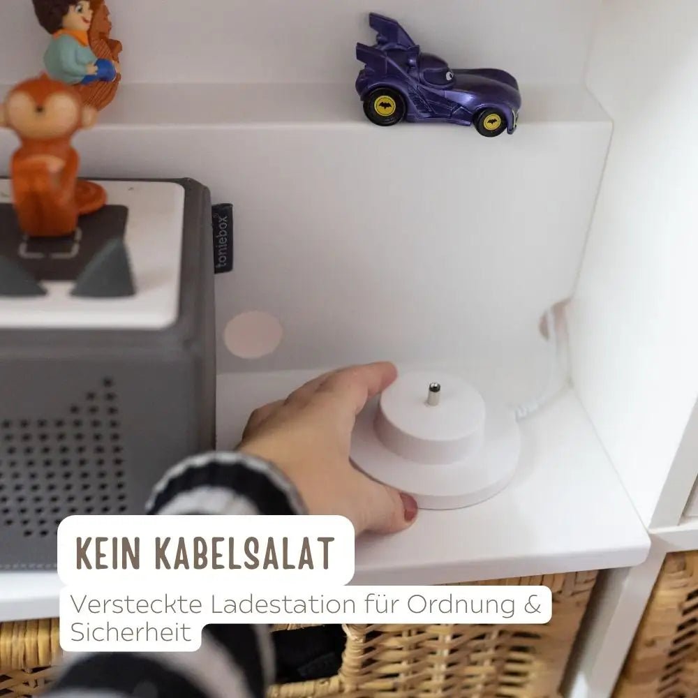 Tonieregal-Einsatz „Tribüne“ für IKEA® Kallax-Regal - wunderwunsch