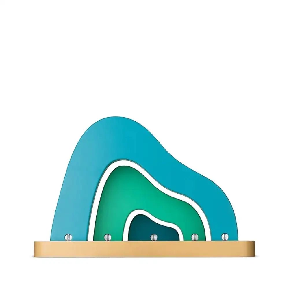 TONIES Mini Standregal personalisiert - Regenbogen, Berg, Haus - wunderwunsch