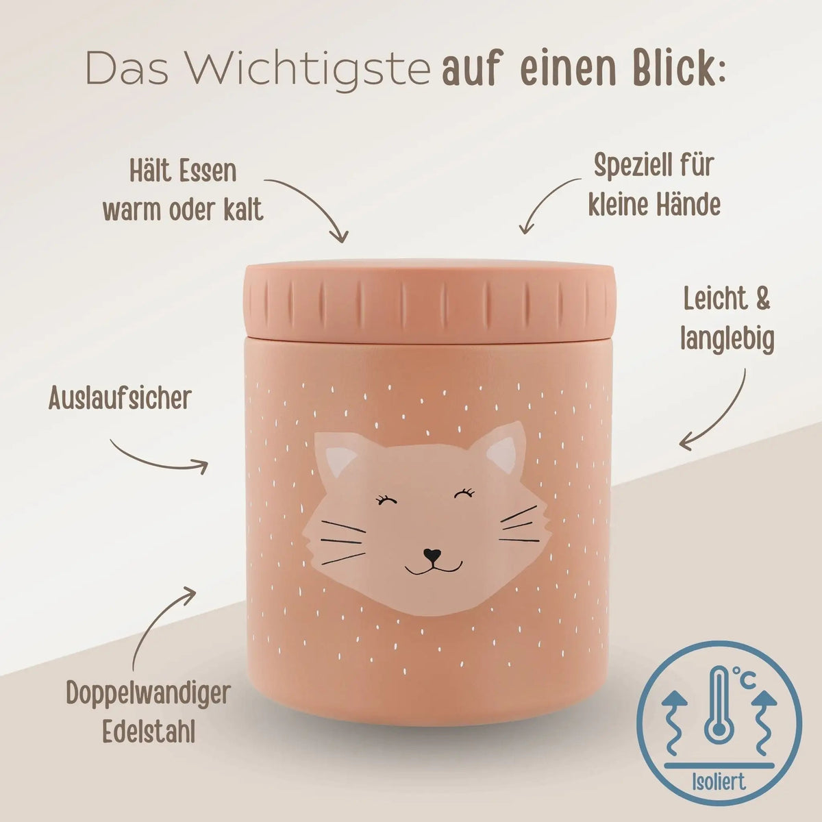TRIXIE Thermobehälter Kinder personalisiert - wunderwunsch