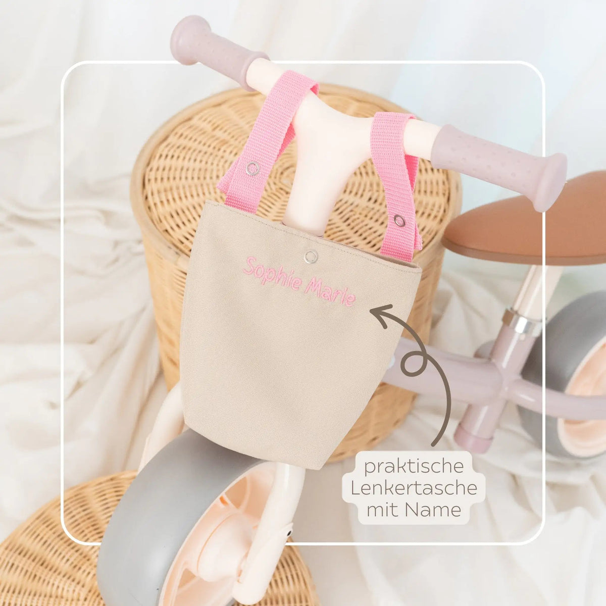 TRYCO Laufrad mit personalisierter Lenkertasche - wunderwunsch