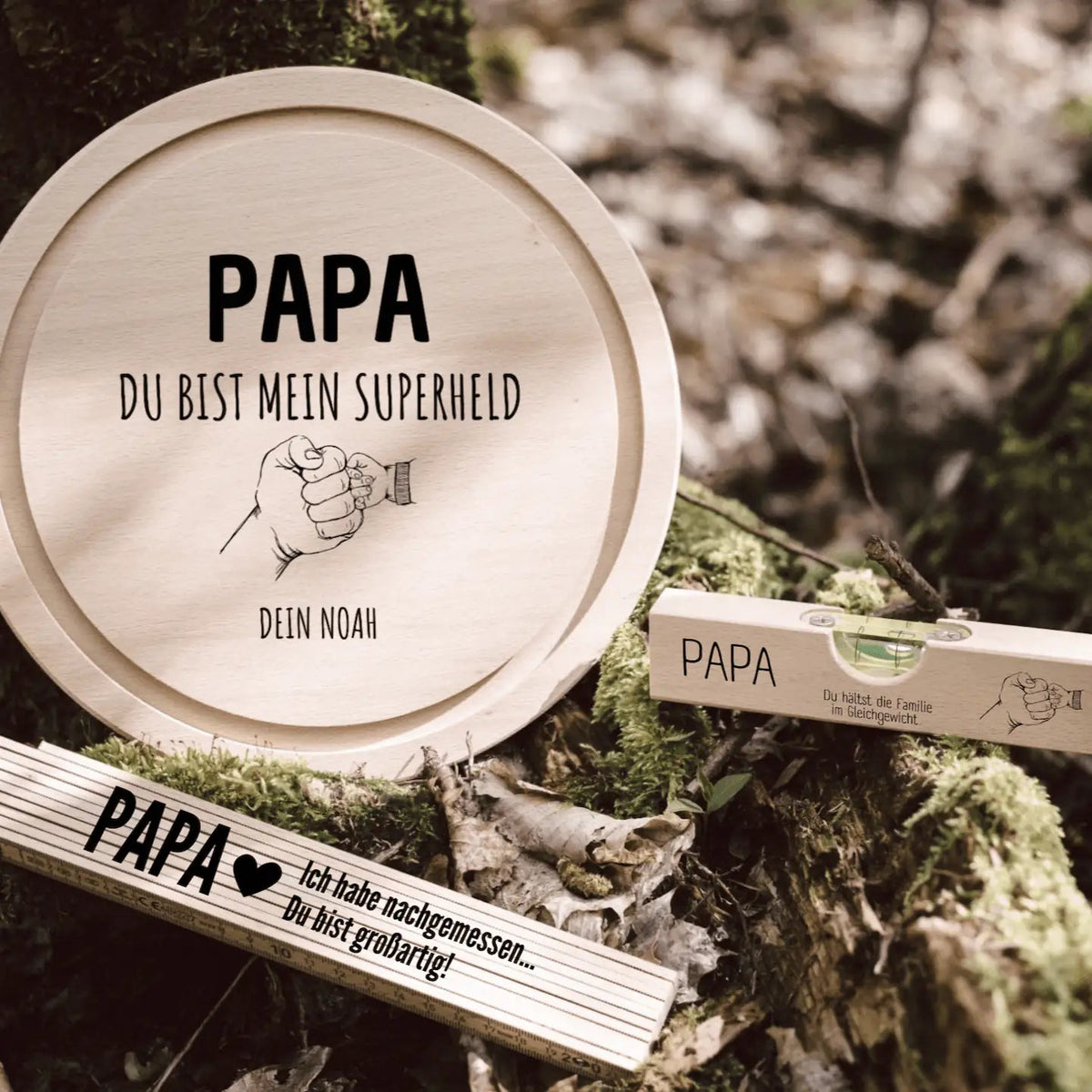 Vatertag Geschenkset - Papa du bist MEIN Superheld - wunderwunsch
