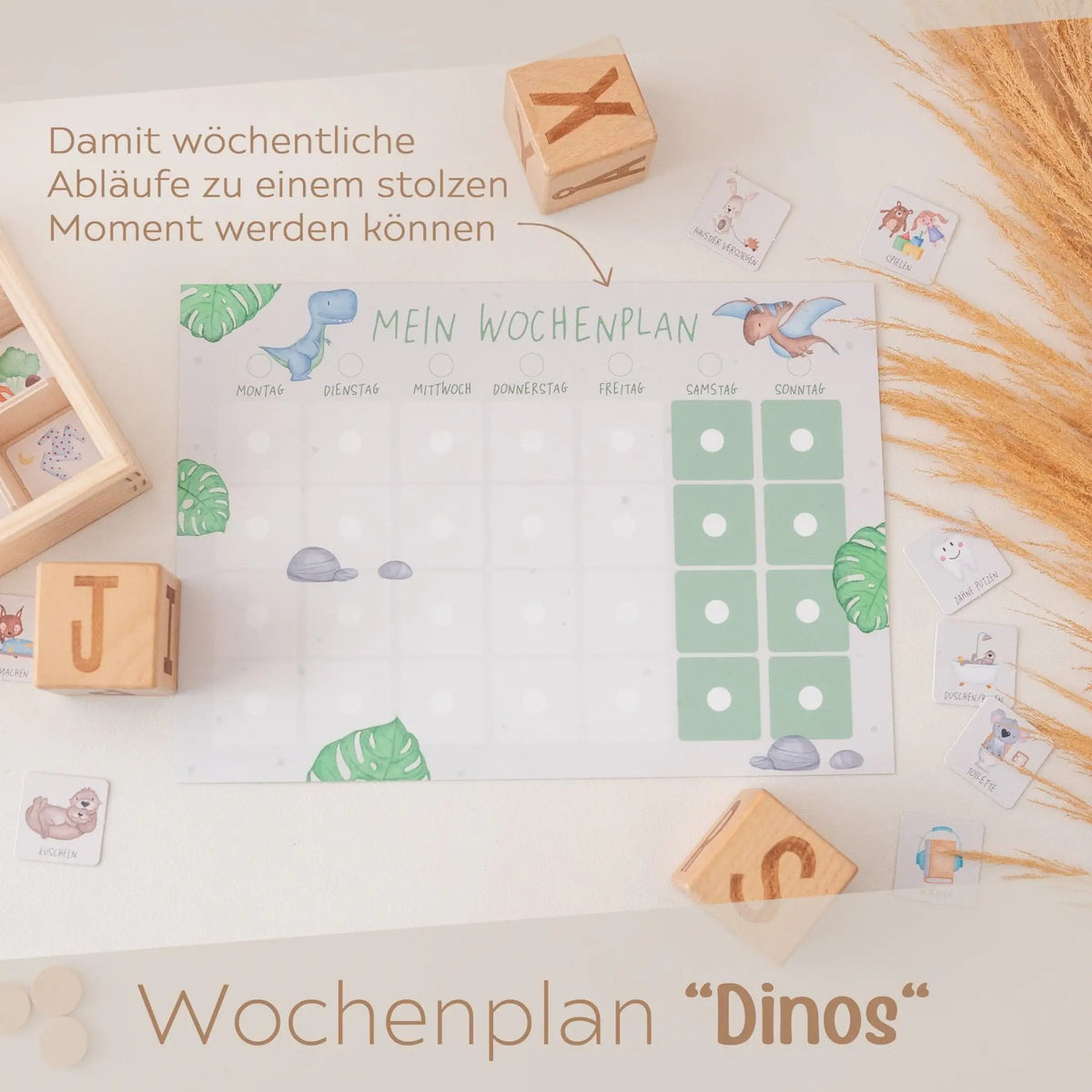 Wochenplan "Dinos" - wunderwunsch