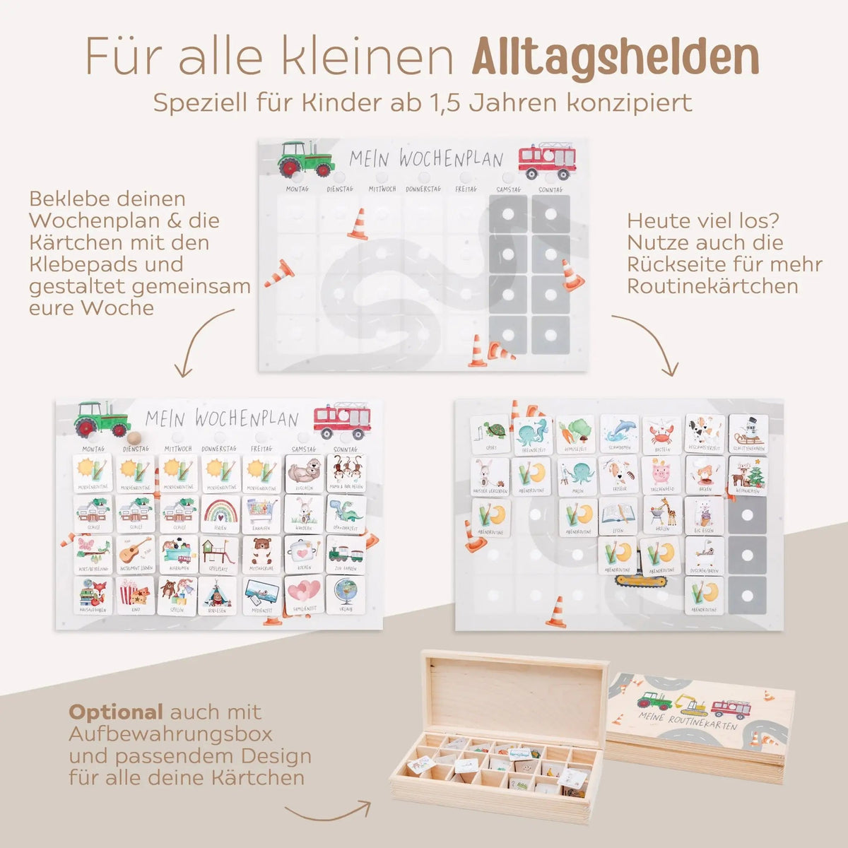 Wochenplan "Fahrzeuge" - wunderwunsch