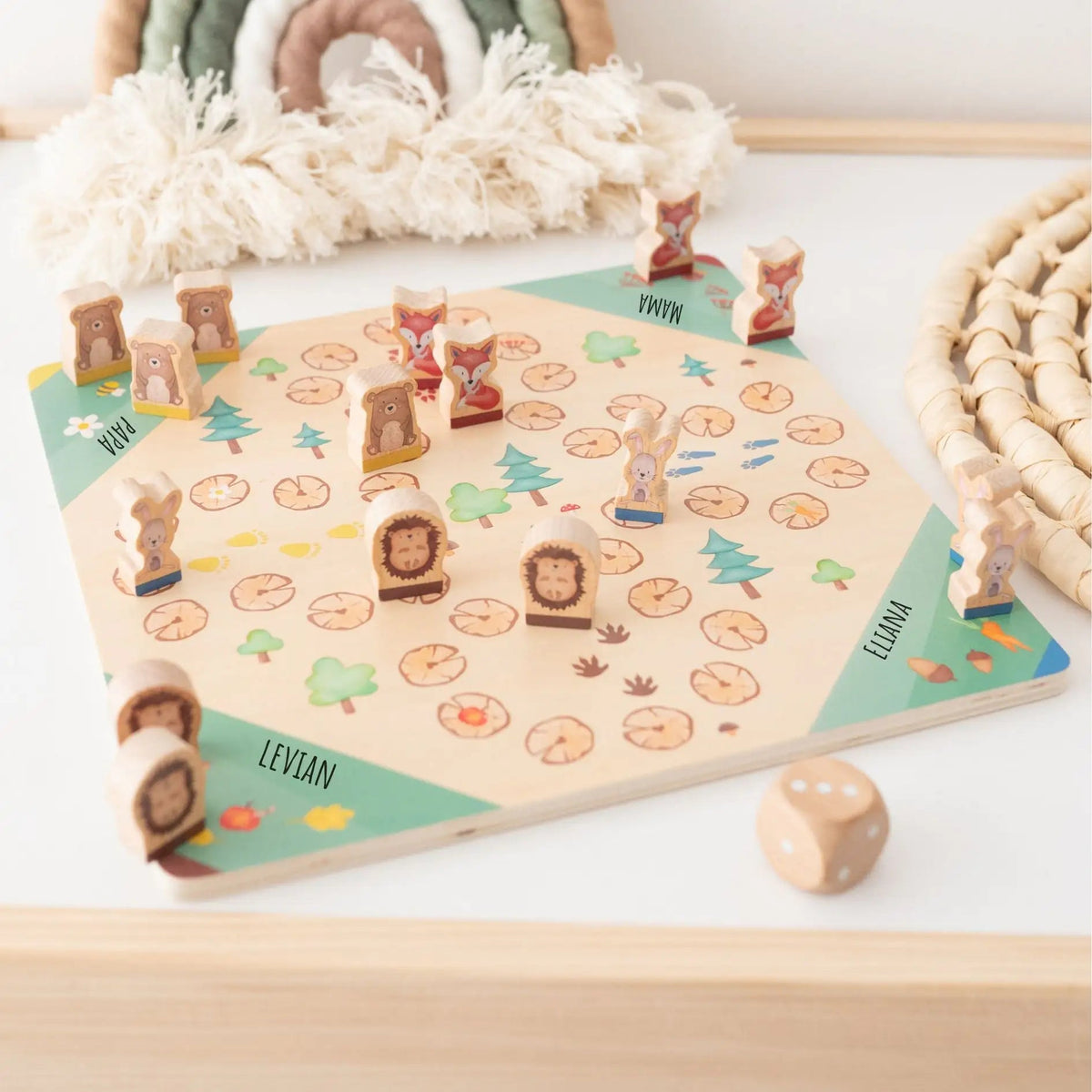 Wunderwunsch x SMALL FOOT Ludo Spiel personalisiert - wunderwunsch