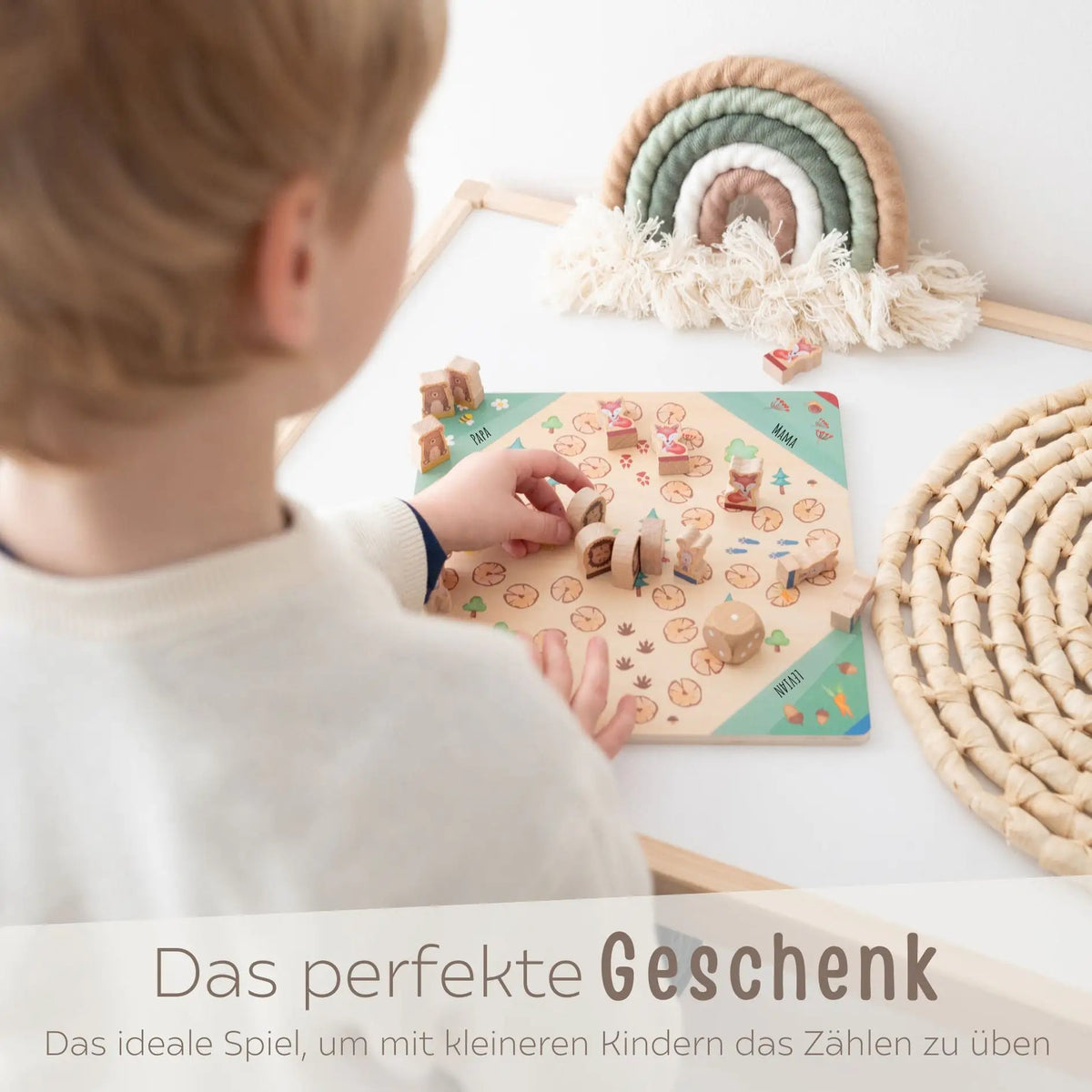 Wunderwunsch x SMALL FOOT Ludo Spiel personalisiert - wunderwunsch
