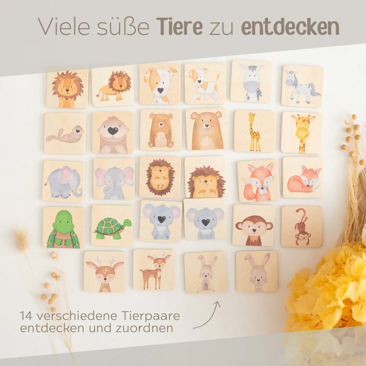 Wunderwunsch x SMALL FOOT Memo Spiel personalisiert - wunderwunsch