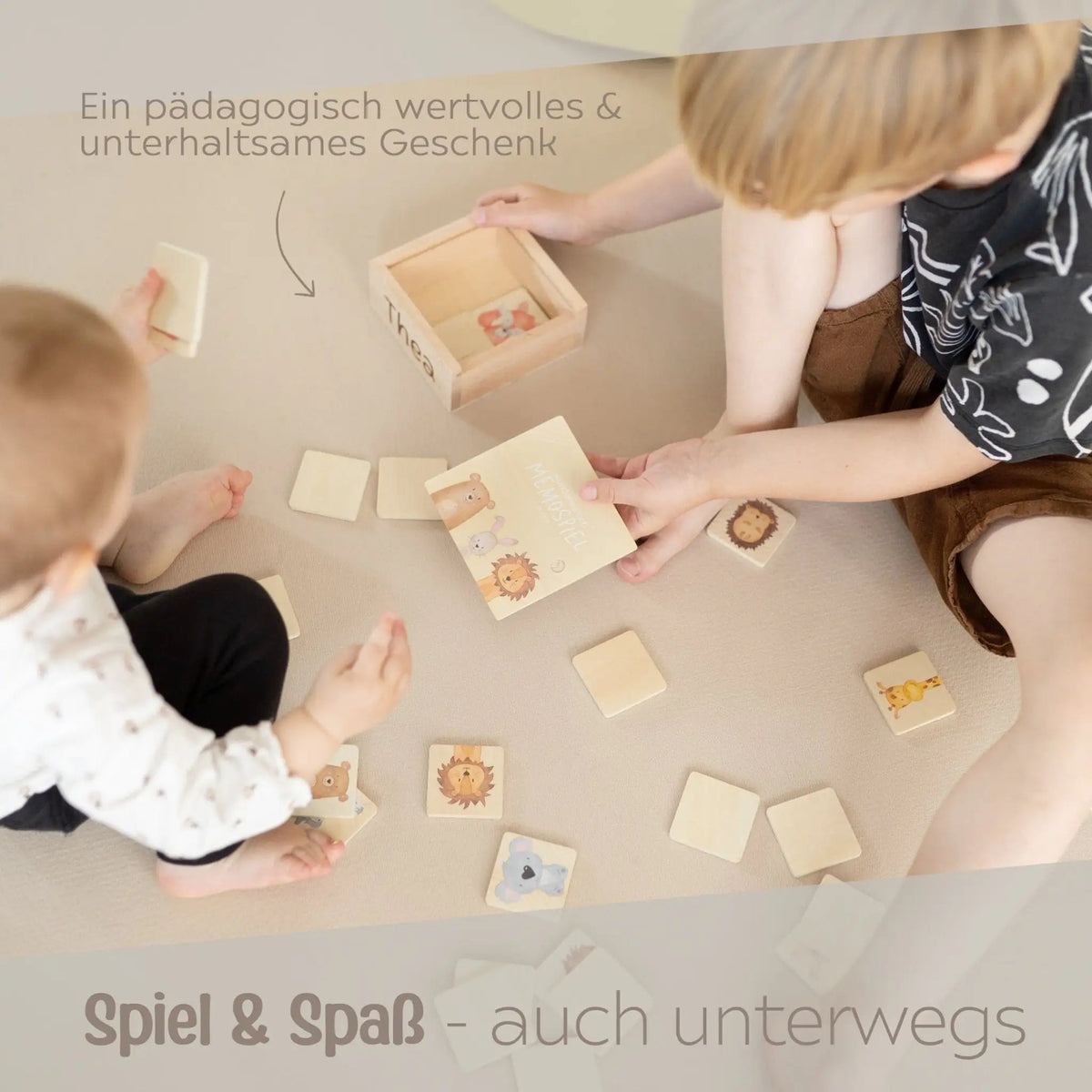Wunderwunsch x SMALL FOOT Memo Spiel personalisiert - wunderwunsch